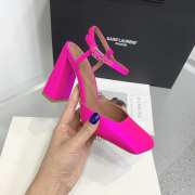 Amina Muaddi Charlotte Pump Orchid Satin 9.5cm - 6