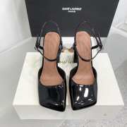 Amina Muaddi Charlotte Pump Black Patent 9.5cm - 4