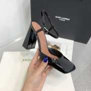 Amina Muaddi Charlotte Pump Black Patent 9.5cm - 3