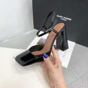 Amina Muaddi Charlotte Pump Black Patent 9.5cm - 2