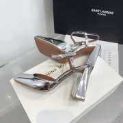 Amina Muaddi Charlotte Pump Silver Mirror 9.5cm - 2