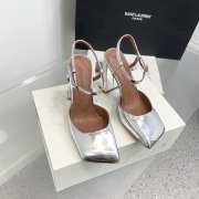 Amina Muaddi Charlotte Pump Silver Mirror 9.5cm - 3