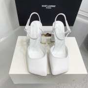 Amina Muaddi Charlotte Pump White Nappa 9.5cm - 6