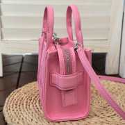 Marc jacobs mini tote leather tote bag in pink 18cm - 4