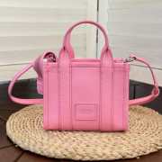 Marc jacobs mini tote leather tote bag in pink 18cm - 3