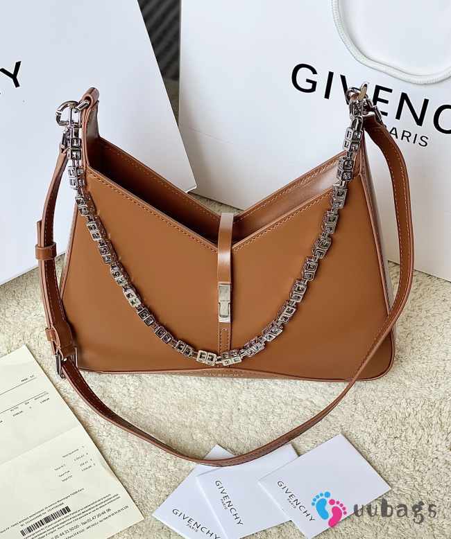 Givenchy Cut - Out Small Shoulder Bag In Brown 29x23x6cm - 1