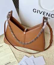 Givenchy Cut - Out Small Shoulder Bag In Brown 29x23x6cm - 3