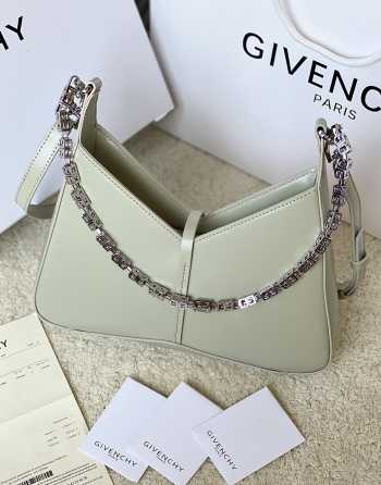 Givenchy Cut - Out Small Shoulder Bag In Grey 29x23x6cm