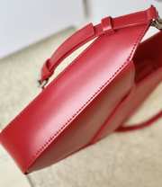 Givenchy Cut - Out Small Shoulder Bag In Red 29x23x6cm - 3