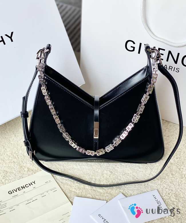 Givenchy Cut - Out Small Shoulder Bag In Black 29x23x6cm - 1