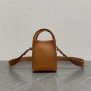 Loro Piana Micro Bale Bag Calfskin In Warm Tan 16x23x14cm - 1