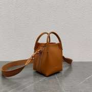 Loro Piana Micro Bale Bag Calfskin In Warm Tan 16x23x14cm - 6