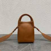 Loro Piana Micro Bale Bag Calfskin In Warm Tan 16x23x14cm - 3