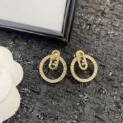 Fendi earrings gold diamond - 5