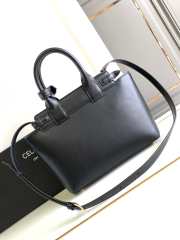 Celine Teen Conti Bag In Natural Calfskin Black 26x21x11cm - 3