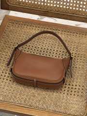 Celine Mini Romy In Supple Calfskin Tan 19x14x5cm - 3