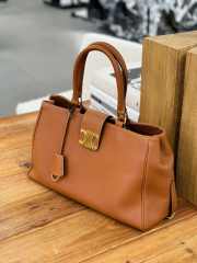 Celine Medium Appoline Bag In Supple Calfskin Tan 37.5x22x16cm - 1