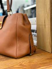 Celine Medium Appoline Bag In Supple Calfskin Tan 37.5x22x16cm - 5