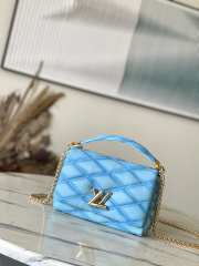 Louis Vuitton M24186 Go-14 MM Bag Blue 23x16x10cm - 1