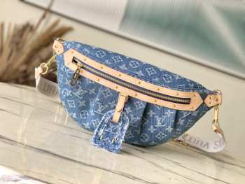 Louis Vuitton M46837 New High Rise Denim Bag 38x16x8cm