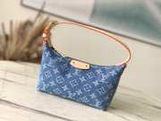 Louis Vuitton M82949 New Hills Pochette Denim Blue Bag 18.5x11x6.5cm - 1