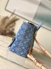 Louis Vuitton M46836 New Venice Denim Blue Backpack 24x26x7cm - 5