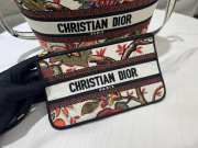 Dior Carrycot Bag Multicolor natural Albero della Vita embroidery 27x20x8cm - 4