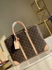 Louis Vuitton Porte Document Voyage Briefcase M40226 Monogram canvas Brown 41x31x7cm - 1