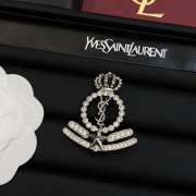 YSL crown brooch - 6