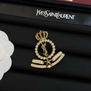 YSL crown brooch - 4