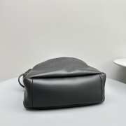 Alexander Wang Ryan puff small bag in black buttery leather 28x11x20cm - 2