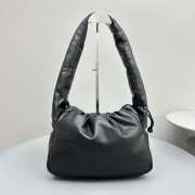 Alexander Wang Ryan puff small bag in black buttery leather 28x11x20cm - 4