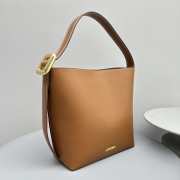 Jacquemus Le petit Regalo bucket bag in light brown 30x33x14cm - 3