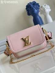 Louis Vuitton M58555 Lockme Tender Bag In Pink 19x13x8cm - 1