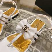 Chanel summer bow sandals in white - 6