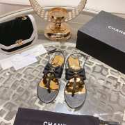 Chanel summer bow sandals in black - 1