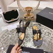 Chanel summer bow sandals in black - 3