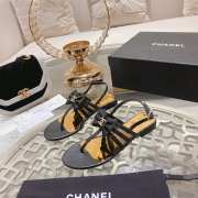 Chanel summer bow sandals in black - 4