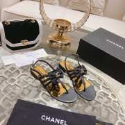 Chanel summer bow sandals in black - 5