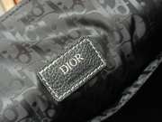 Dior Essentials Saddle Backpack Black Grained Calfskin 28x40x15cm - 4