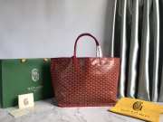 Goyard Artois Tote Bag In Red 39x32x19cm - 6