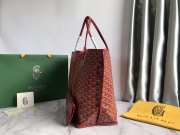 Goyard Artois Tote Bag In Red 39x32x19cm - 5