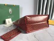 Goyard Artois Tote Bag In Red 39x32x19cm - 3