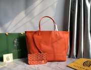 Goyard Anjou Tote Bag In Orange 39x32x19cm - 1