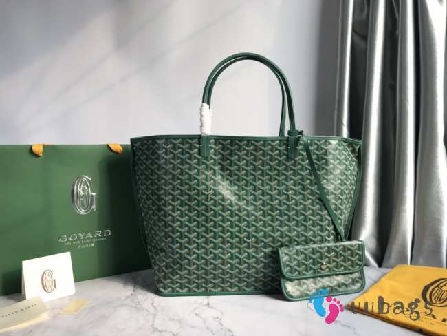 Goyard Artois Tote Bag In Green 39x32x19cm - 1