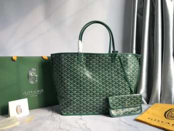 Goyard Artois Tote Bag In Green 39x32x19cm