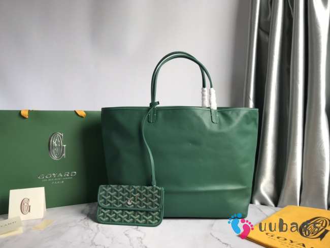 Goyard Anjou Tote Bag In Green 39x32x19cm - 1