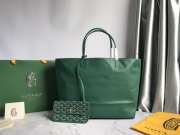 Goyard Anjou Tote Bag In Green 39x32x19cm - 1