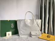 Goyard Artois Tote Bag In White 39x32x19cm - 1