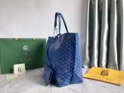 Goyard Artois Tote Bag In Blue 39x32x19cm - 6